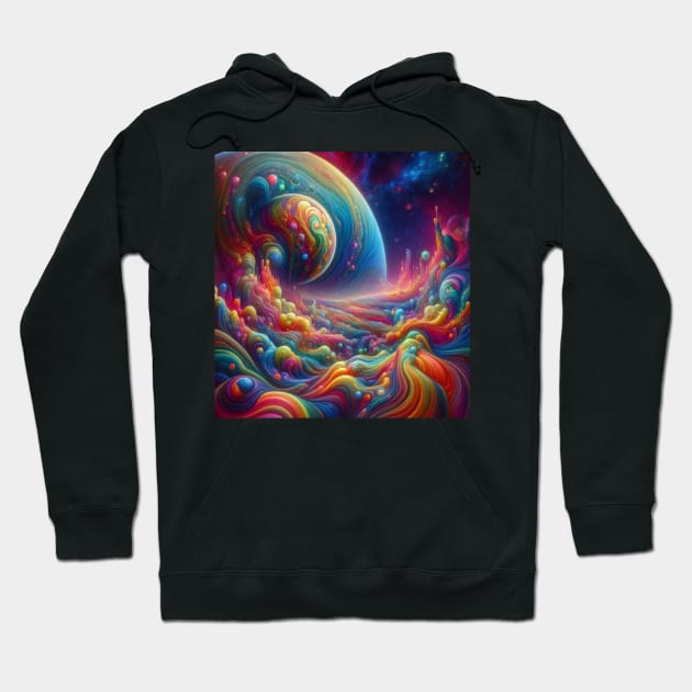 Waves in the galaxy Hoodie by Out of the world